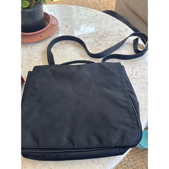 NINE West Black Business Tote Bag Laptop Case - Picture 7 of 16